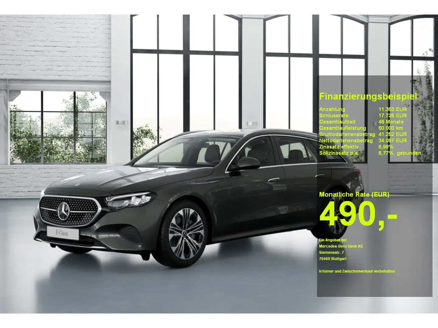 Mercedes-Benz E 300 T e AVANTGARDE AHK DISTRONIC 360 CarPlay Grau - 1