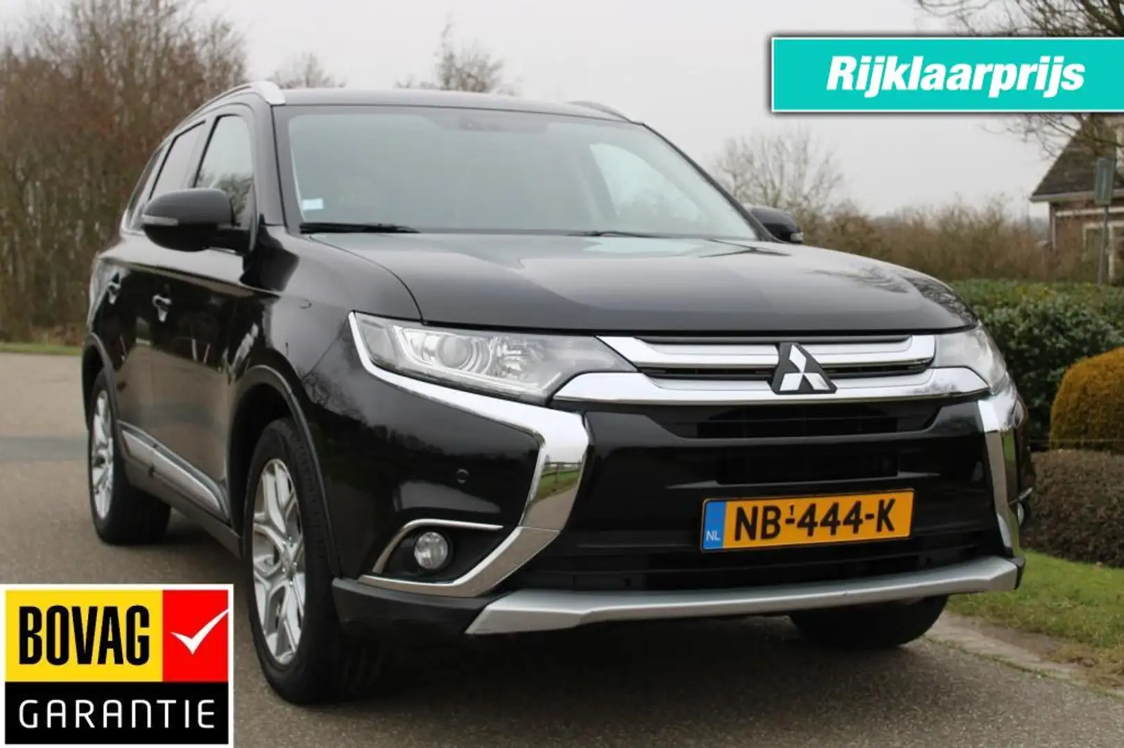 Mitsubishi Outlander 2.0 150pk Intense automaat LPG-G3/ECC/cruise/navi/ Zwart - 1