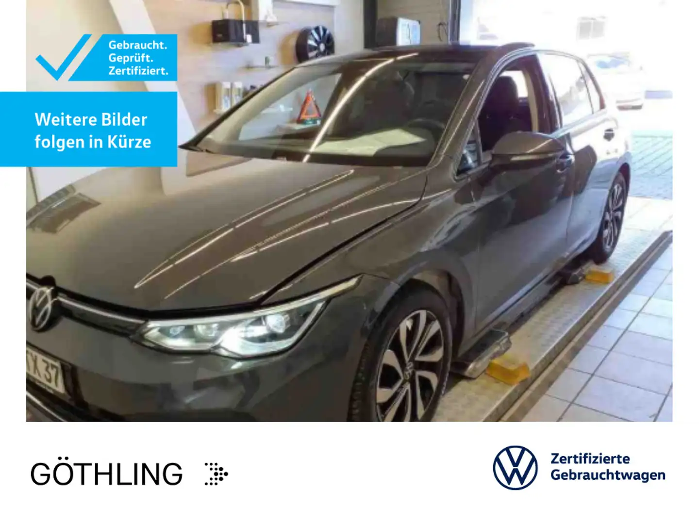 Volkswagen Golf ACTIVE 2.0TDI DSG*NAVI*PANO*AHK*KAM*HUD*ACC Grau - 1
