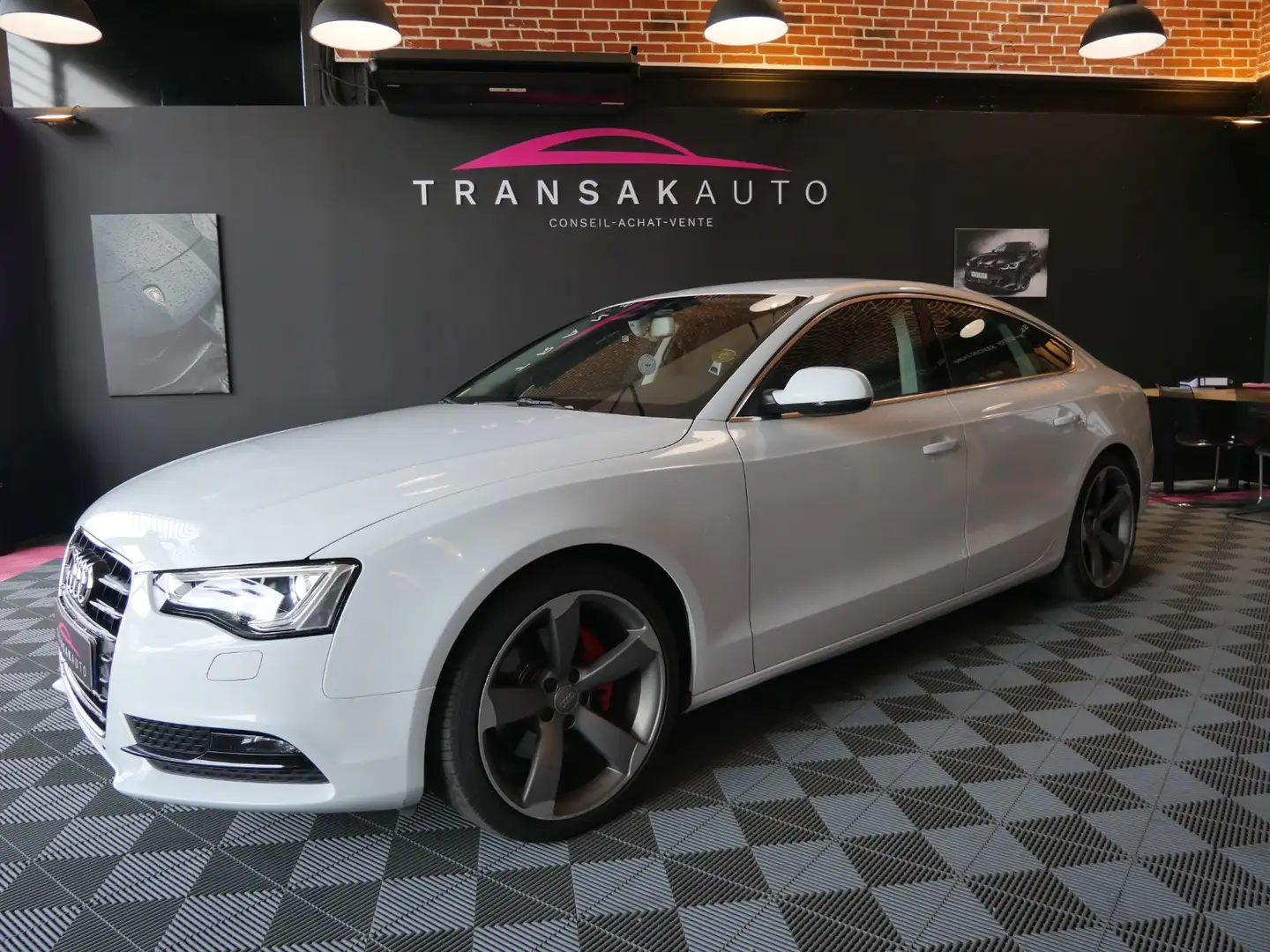 Audi A5 Ambiente Plus Quattro S tronic 7 Blanc - 1