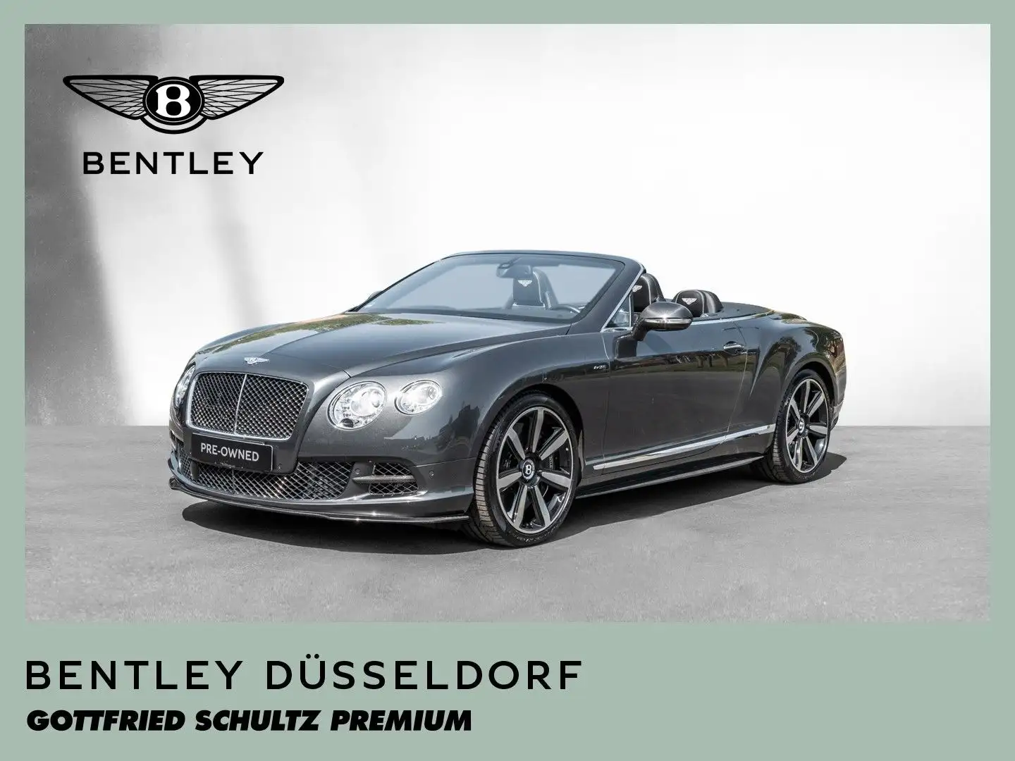 Bentley Continental GTC Speed // BENTLEY DÜSSELDORF Gris - 1