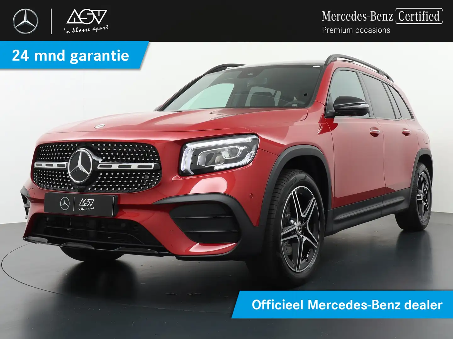 Mercedes-Benz GLB 200 AMG Line 7pers. | Panorama - Schuifdak | 360* Came Rood - 1