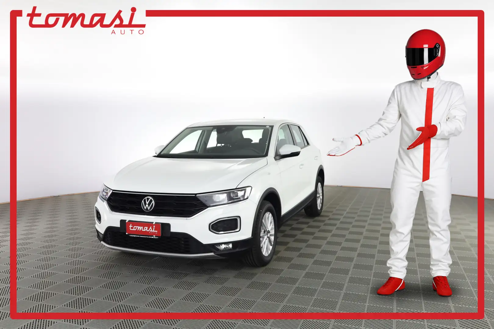 Volkswagen T-Roc T-Roc 2.0 TDI SCR DSG Business BlueMotion Technolo Weiß - 1