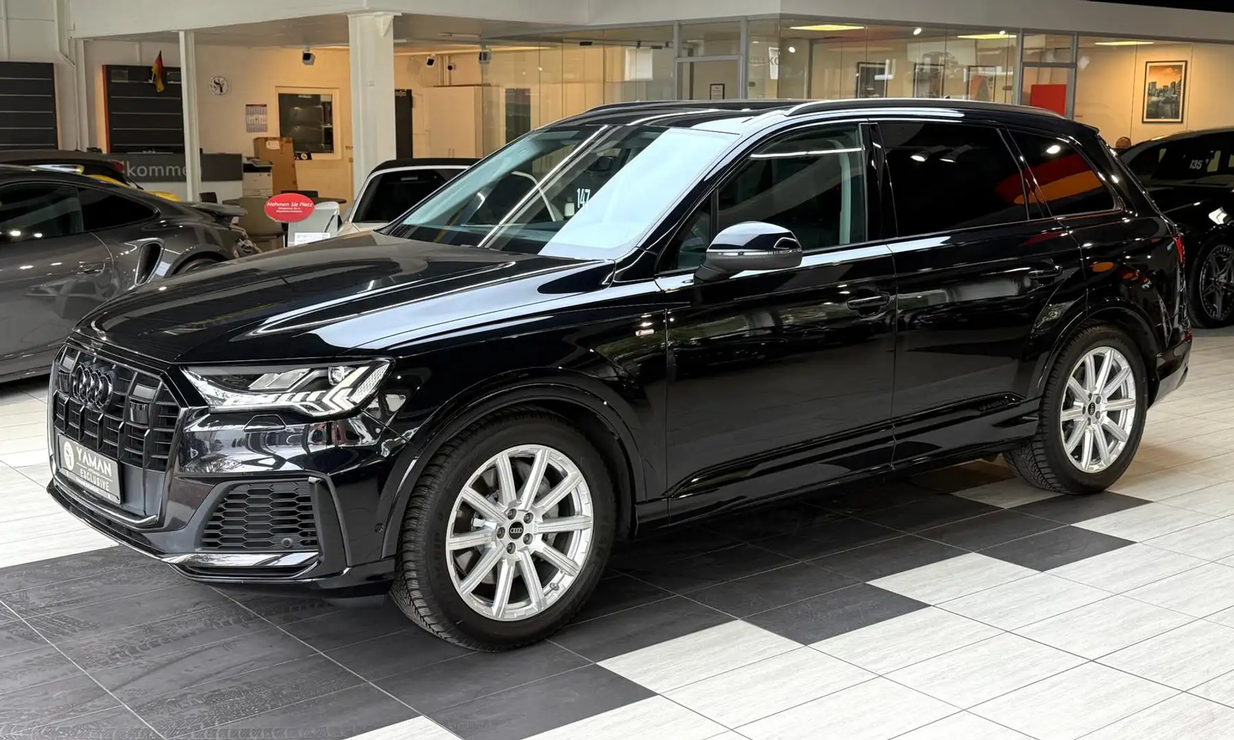 Audi Q7 50 TDI qu S line 7-Sitze*Pano*StHzg*Matrix* Negro - 2