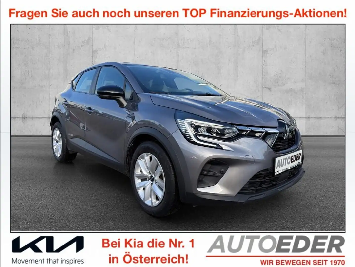 Mitsubishi ASX 1,0 MPI-T Invite Grau - 1