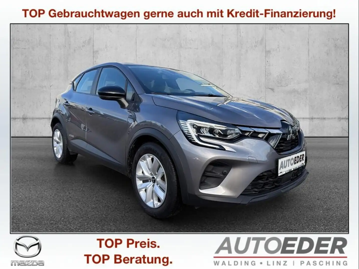 Mitsubishi ASX 1,0 MPI-T Invite Grau - 1