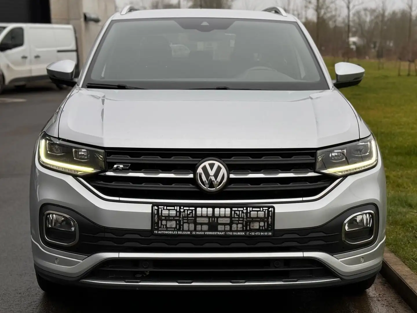 Volkswagen T-Cross 1.0 TSI R Line DSG NAVI-LED-CARPLAY-PDC-SRVCBK Argent - 2