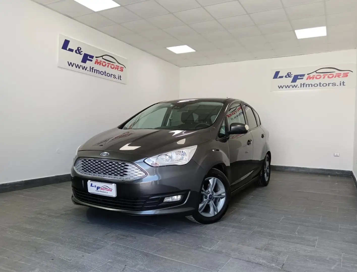 Ford C-Max 1.5 TDCi 120 CV S&S Powershift Titanium Grijs - 1