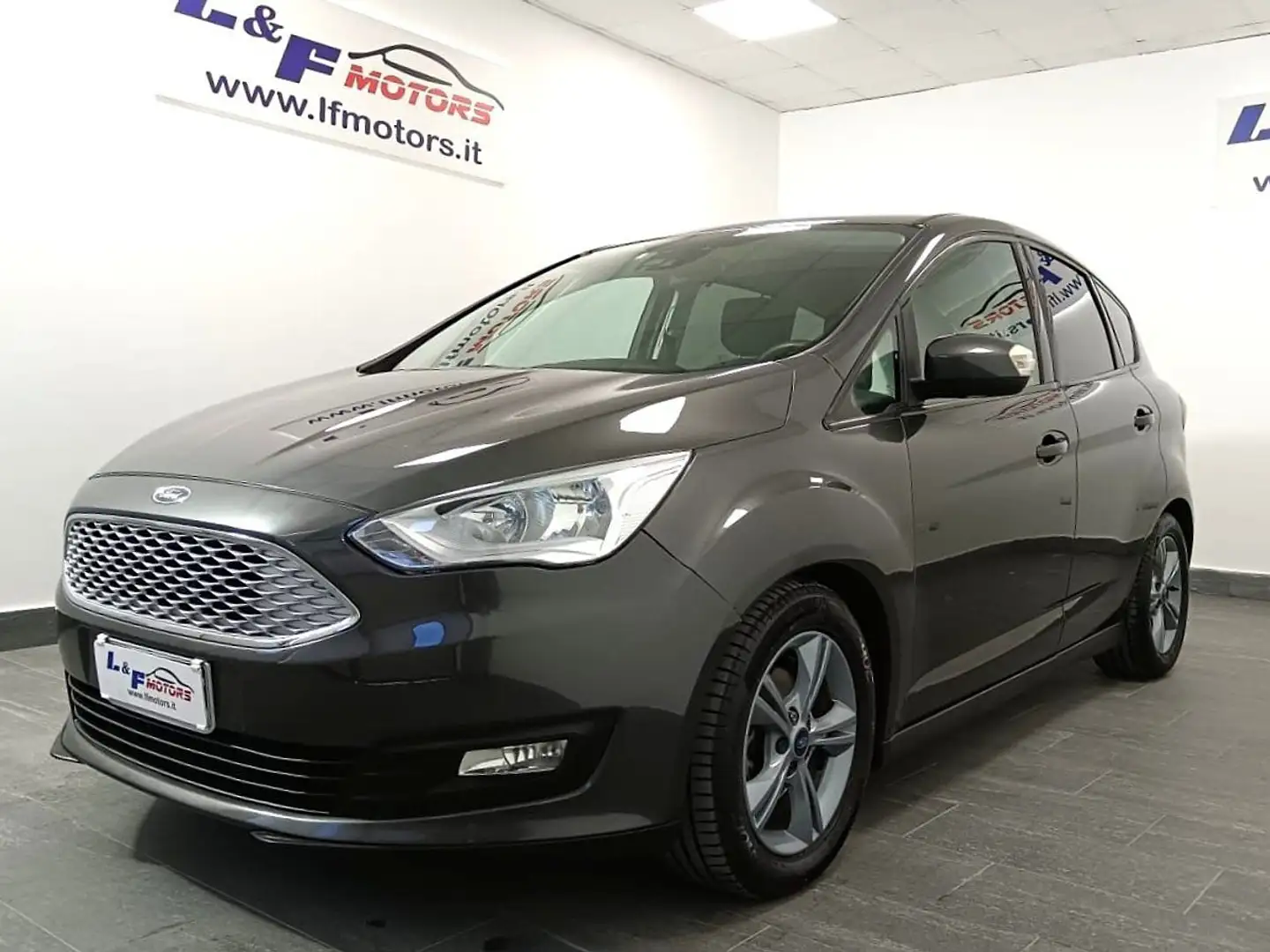 Ford C-Max 1.5 TDCi 120 CV S&S Powershift Titanium Grijs - 2