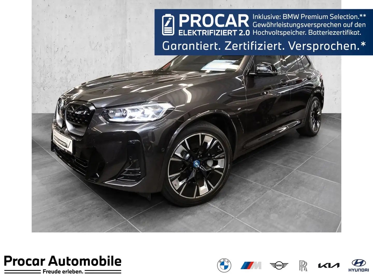 BMW iX3 Gestiksteuerung Head-Up HK HiFi DAB LED Shz Grau - 1