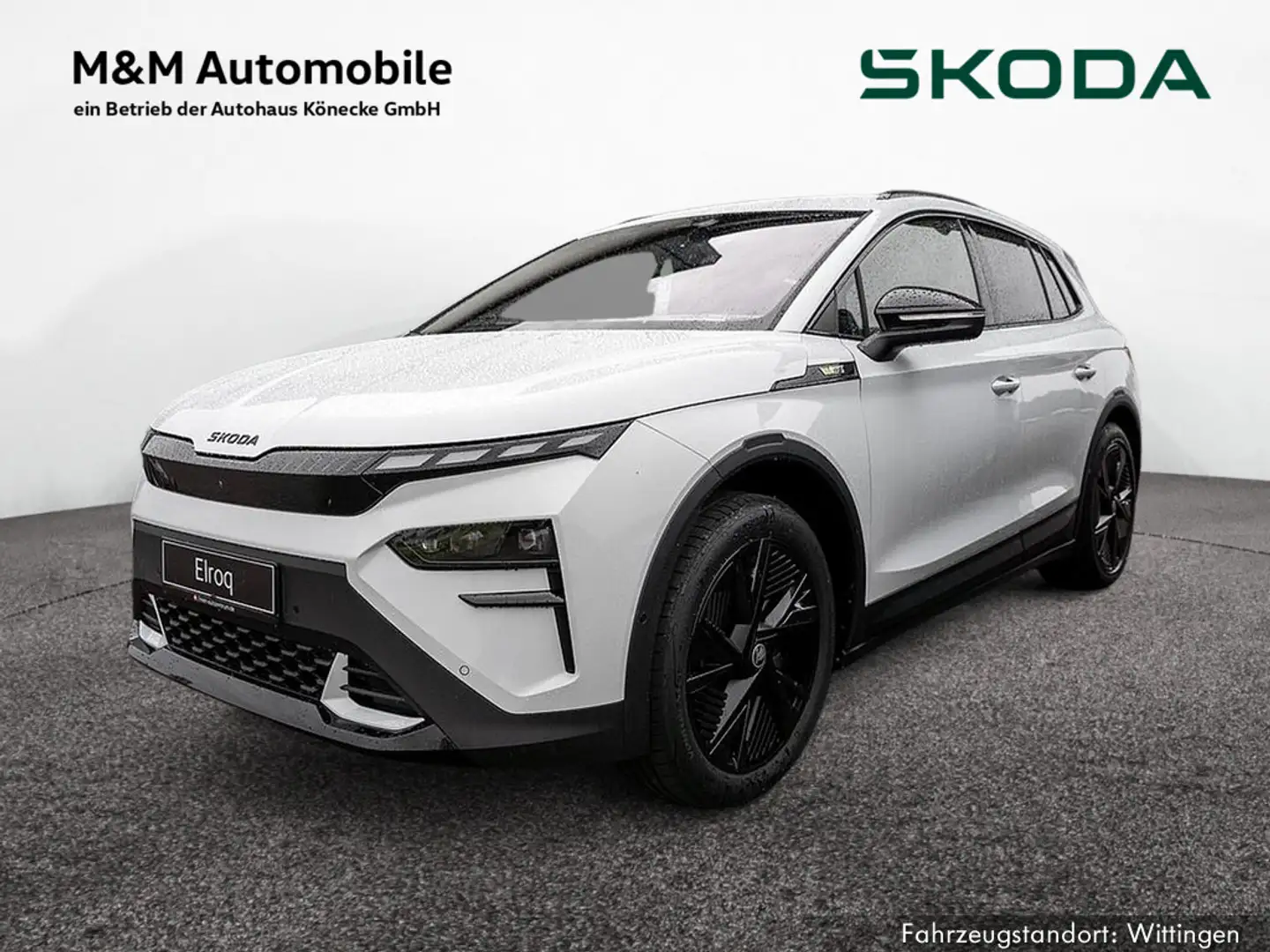 Skoda Elroq RS 4x4 DCC KAMERA AHK ACC MATRIX-LED Blanc - 1