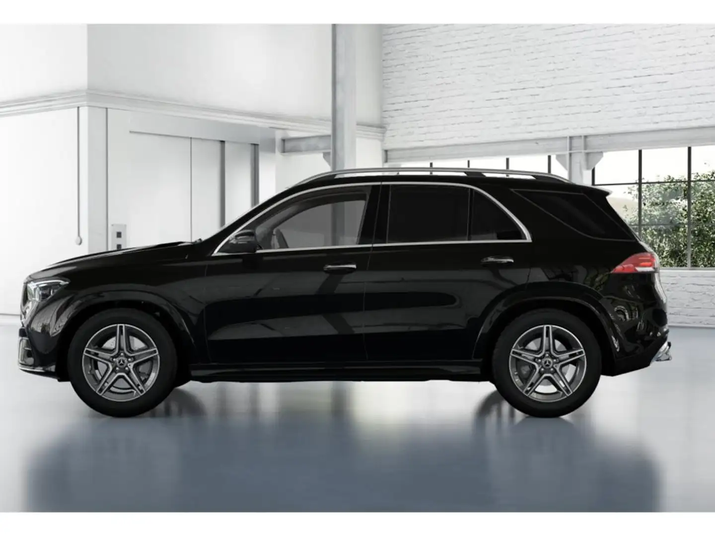 Mercedes-Benz GLE 450 d 4M AMG Line AHK+PANORAMA+MEMORY+360° Schwarz - 2