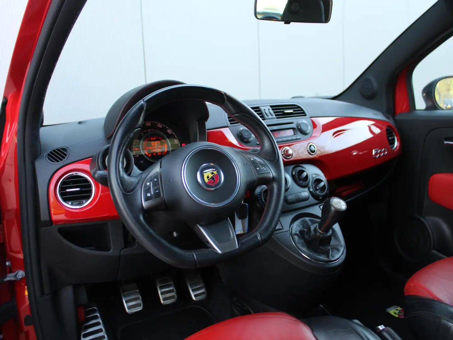 Fiat 500 Abarth 1.4-16V 135pk | Airco | Leer | Lichtmetalen-Velgen Rojo - 2