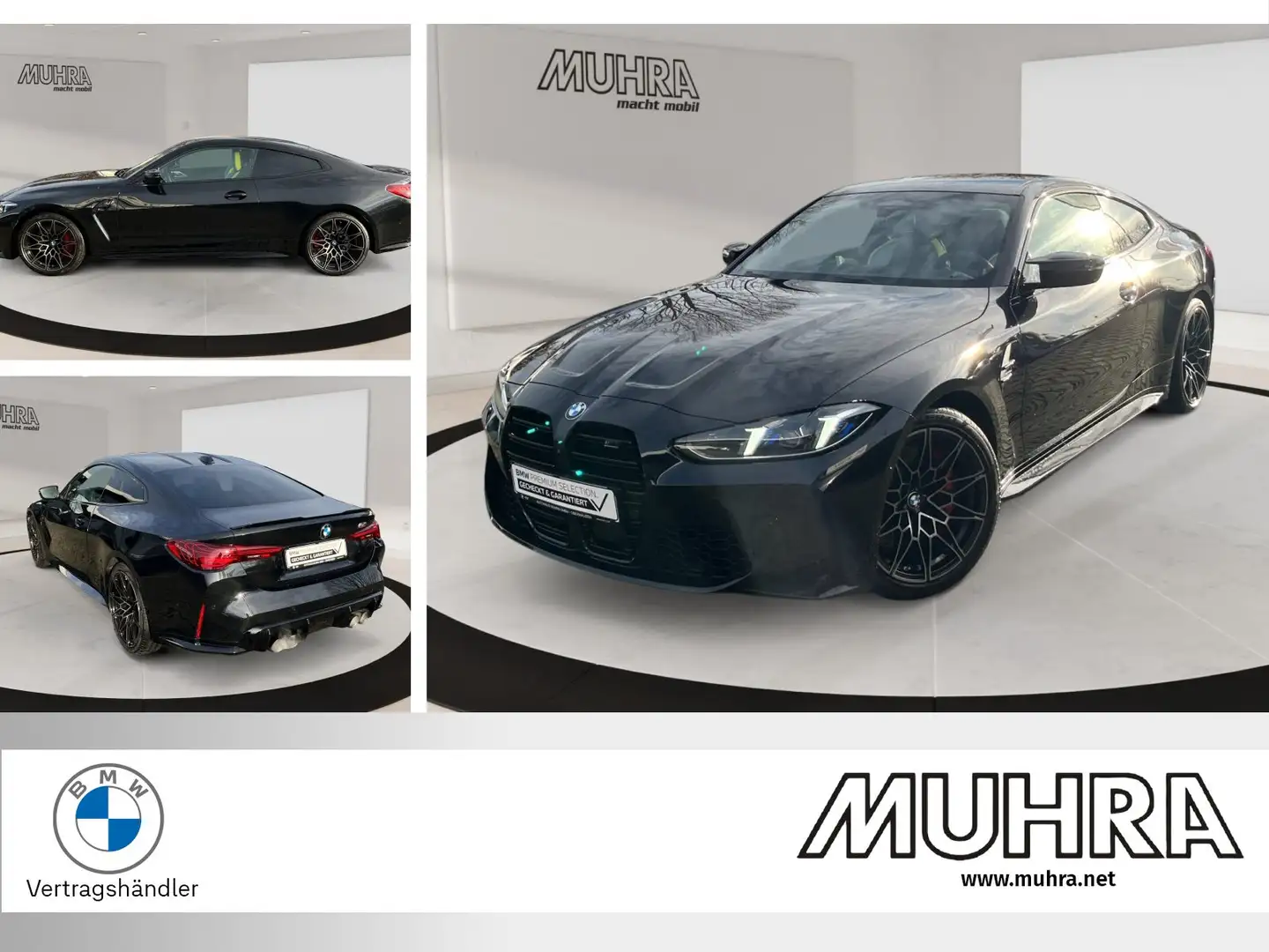 BMW M4 Competition xDrive 19"/20" DA Prof. PA+ H/K Nero - 1