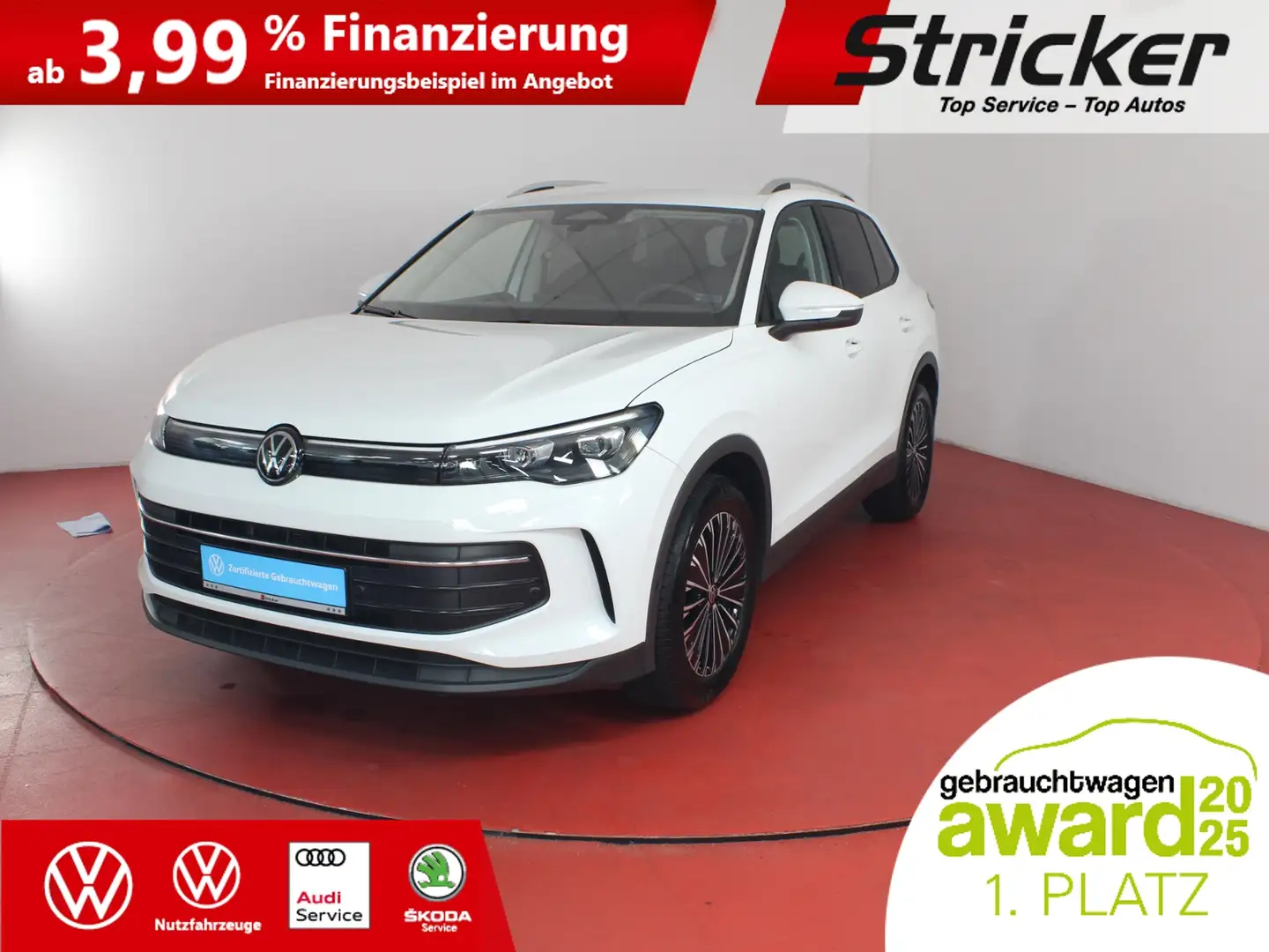 Volkswagen Tiguan Life 1.5eTSI DSG 341,-ohne Anzahlung AHK App-Conn Weiß - 2