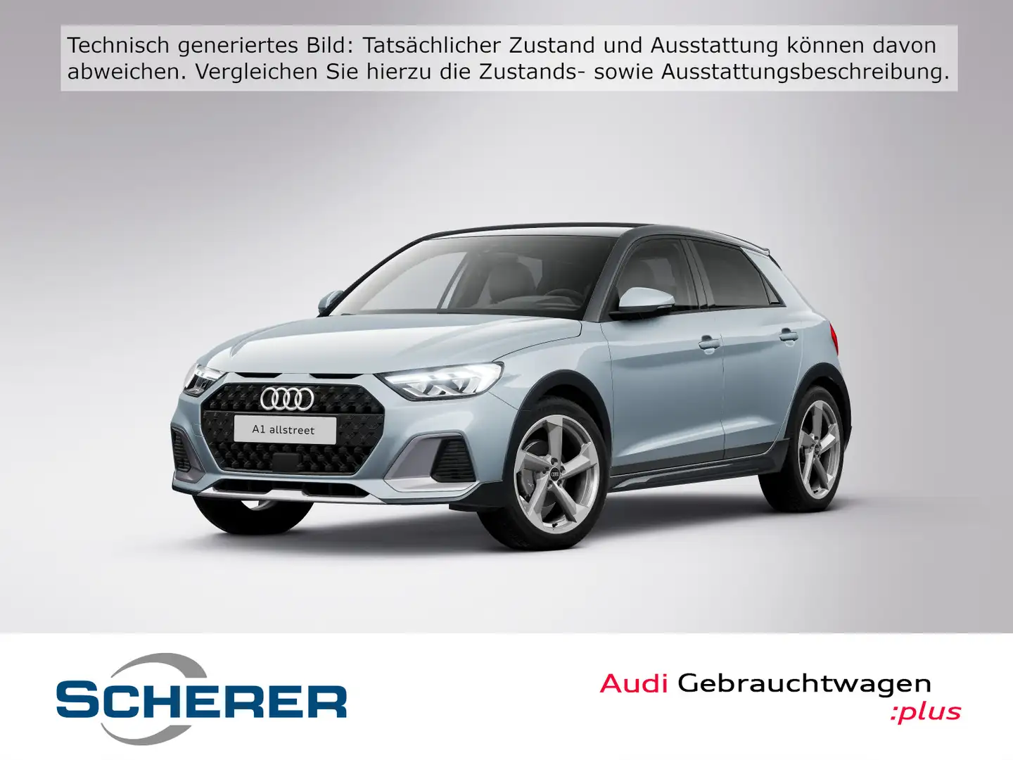 Audi A1 allstreet 1.0 TFSI s-tonic, LED, vi Grau - 1