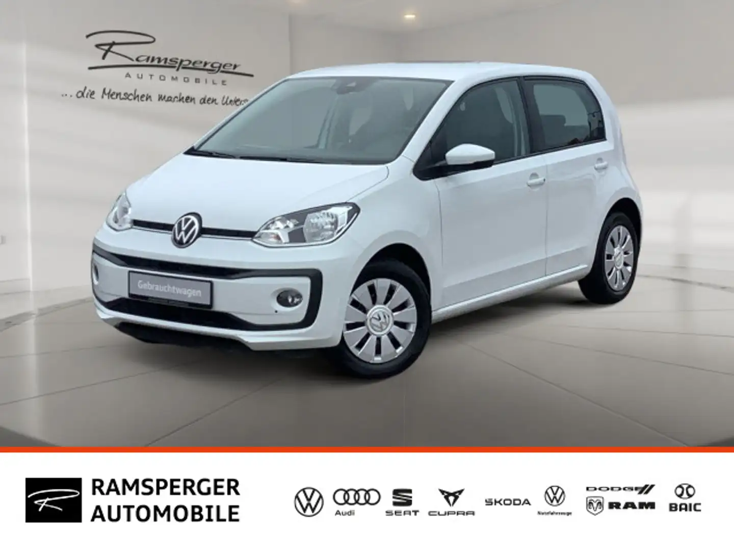 Volkswagen up! 1,0 Move UP GRA Klima SHZ Kamera PDC Weiß - 1