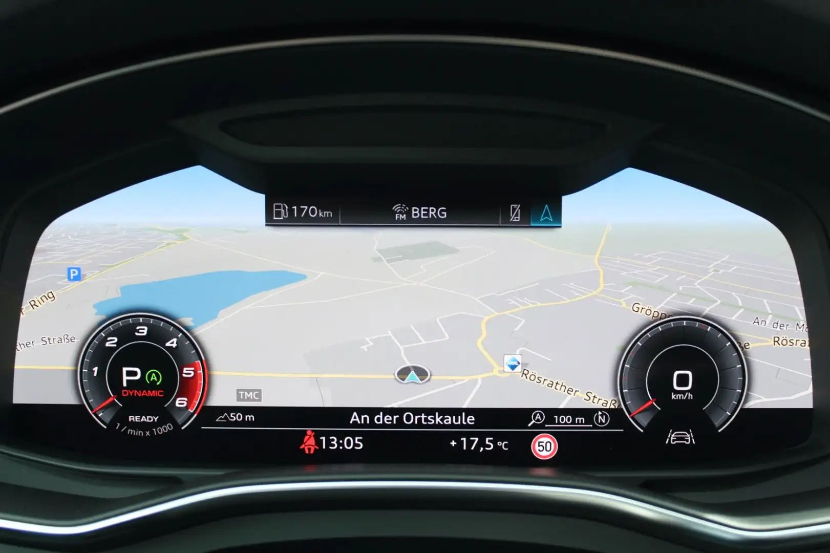 Audi A6 1.HAND! qu. STANDHZ LEDER VIRTUAL KAM B&O AHK Noir - 1