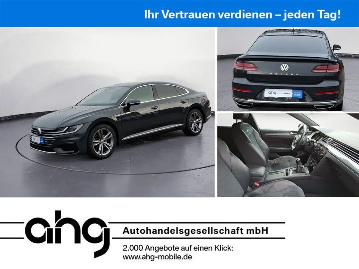 Volkswagen Arteon 2.0 TDI SCR R-Line *Navi*Sportsitze*Leder Grau - 1