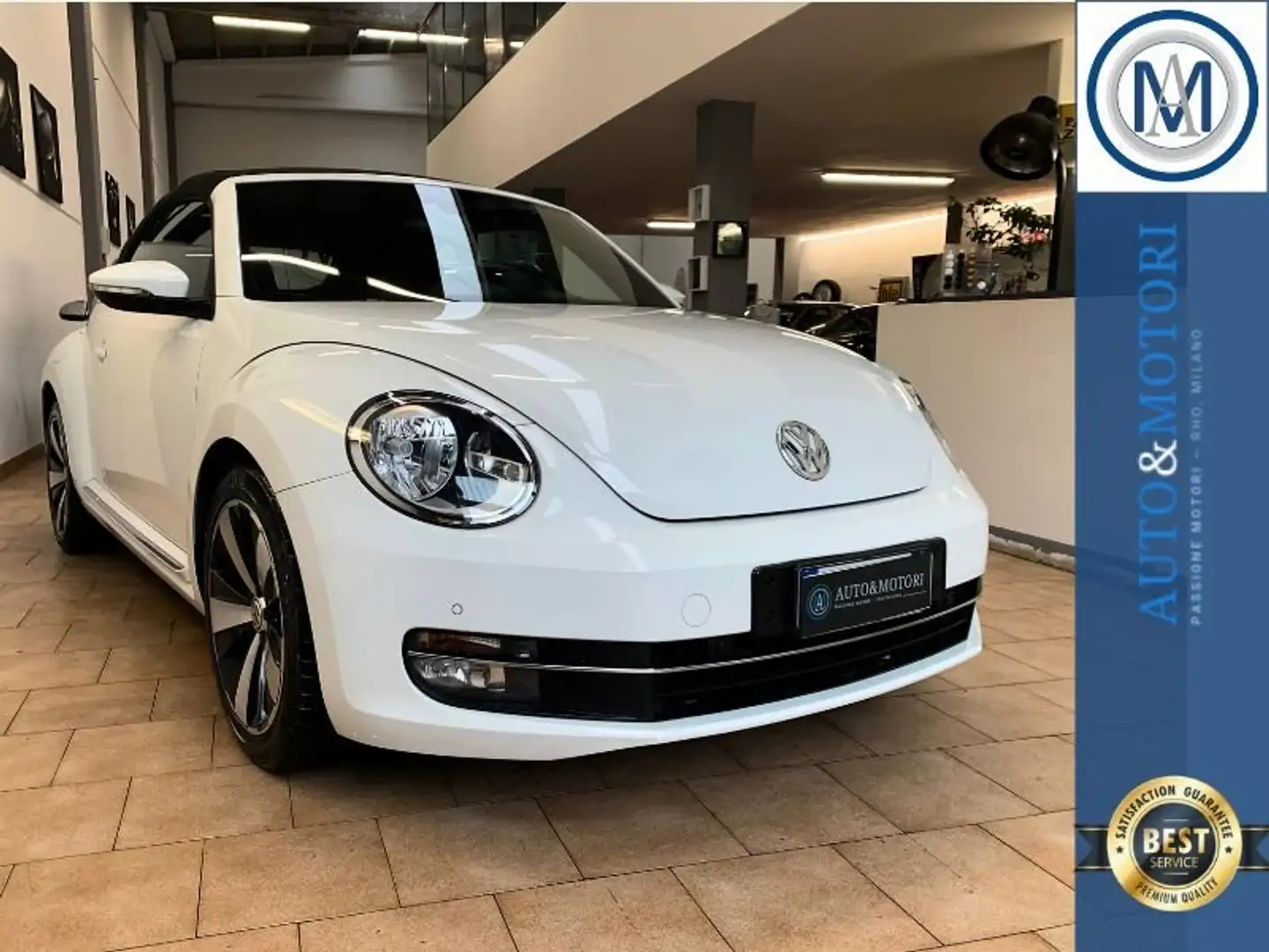 Volkswagen Maggiolino Maggiolino Cabrio 1.2 tsi Design Weiß - 1