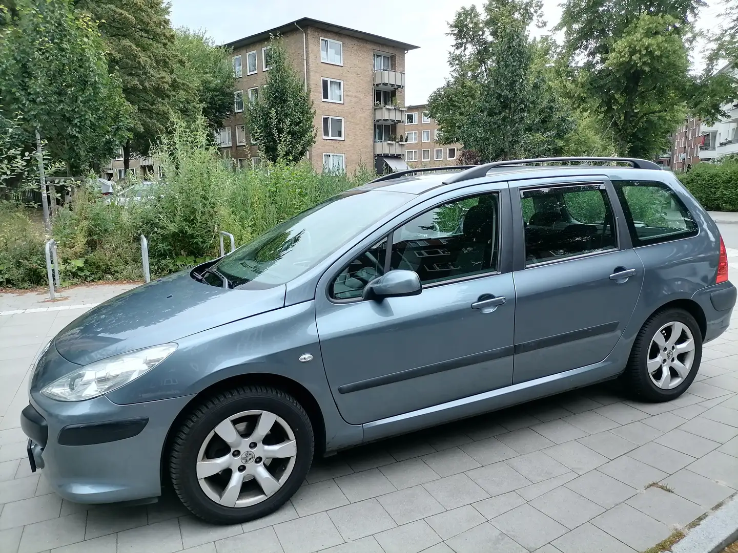 Peugeot 307 HDi 1.6 KOMBI DIESEL * TÜV NEU * GARAGENWAGEN Gri - 2