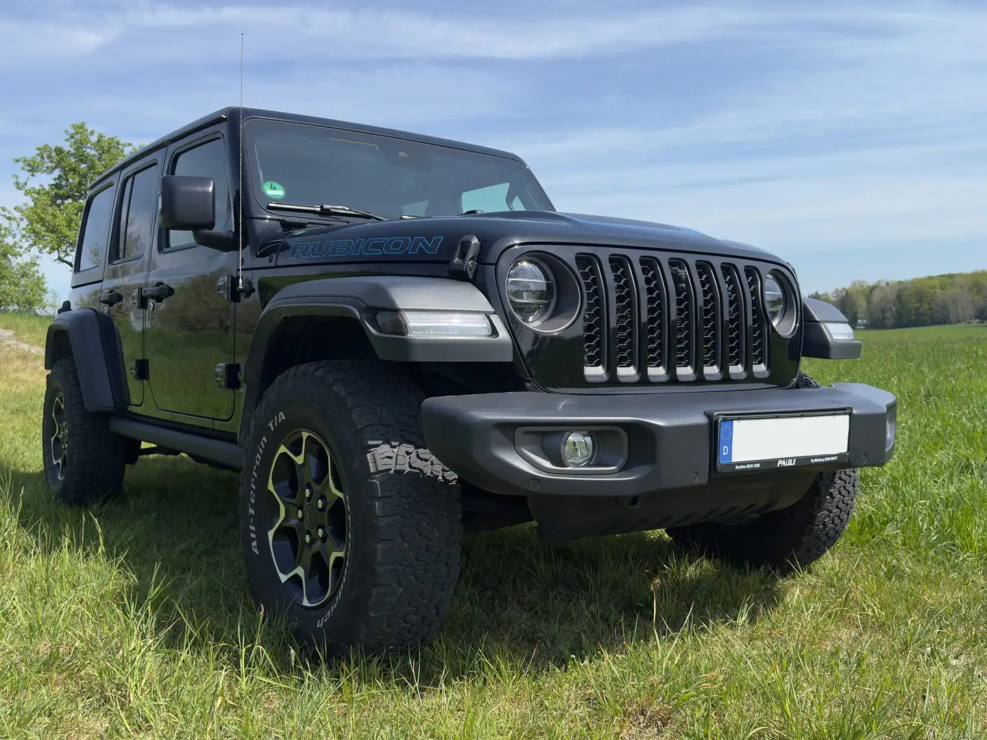 Jeep Wrangler RUBICON Unlimited 2.0 PHEV AWD Automatik Schwarz - 1