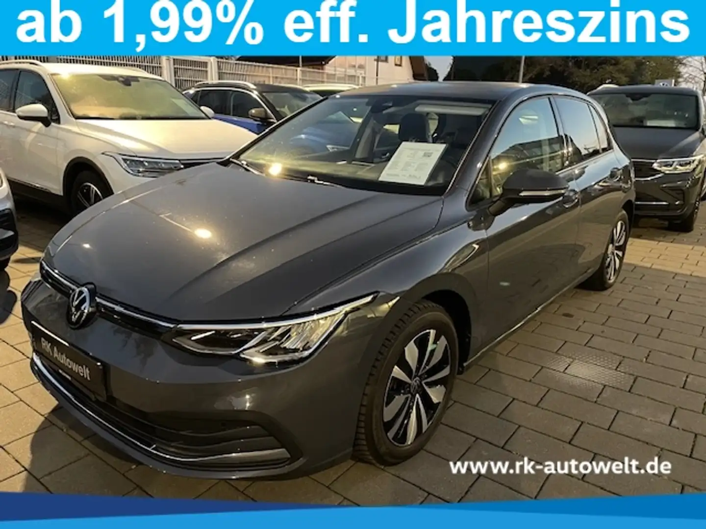 Volkswagen Golf 1.5 TSI VIII Move Navi Keyless Start LED ACC Klima Grau - 1