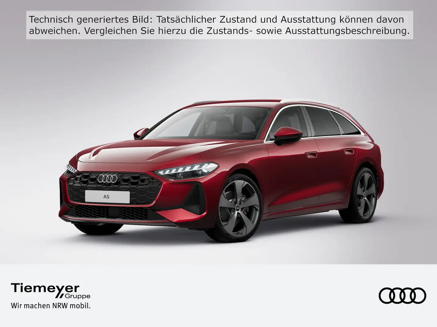 Audi A5 TFSI LM20 AHK LED+ AHK SPORTSITZE Rot - 1