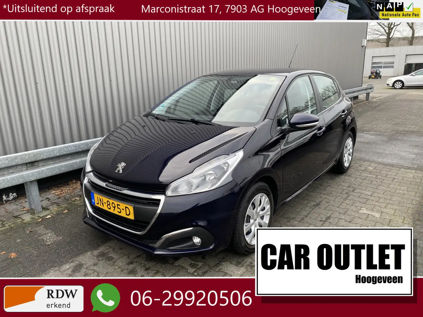 Peugeot 208 1.2 PureTech Blue Lion 43Dkm.NAP, A/C, CC, Navi, C Bleu - 1