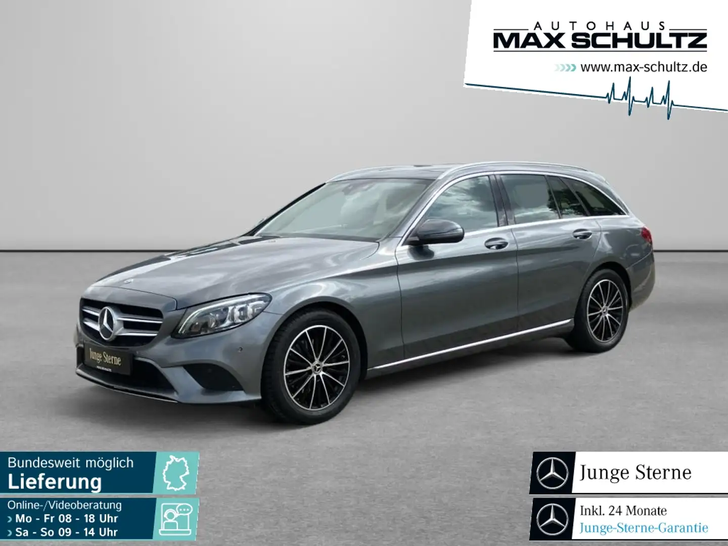 Mercedes-Benz C 220 d T AHZV*COMAND*PANO-SD*M-BEAM*DAB*SPUR* Grau - 1