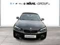 BMW 218 i CABRIO M SPORT LEDER NAVI BUSINESS GRA PDC HIFI Negro - thumbnail 2
