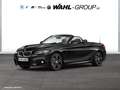 BMW 218 i CABRIO M SPORT LEDER NAVI BUSINESS GRA PDC HIFI Schwarz - thumbnail 1