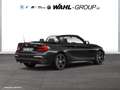 BMW 218 i CABRIO M SPORT LEDER NAVI BUSINESS GRA PDC HIFI Schwarz - thumbnail 2