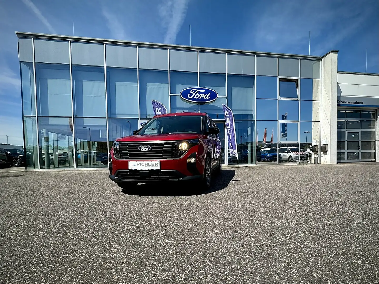 Ford Tourneo Courier Titanium 1.0 EcoB. 125PS LAGER AKTION Rot - 1
