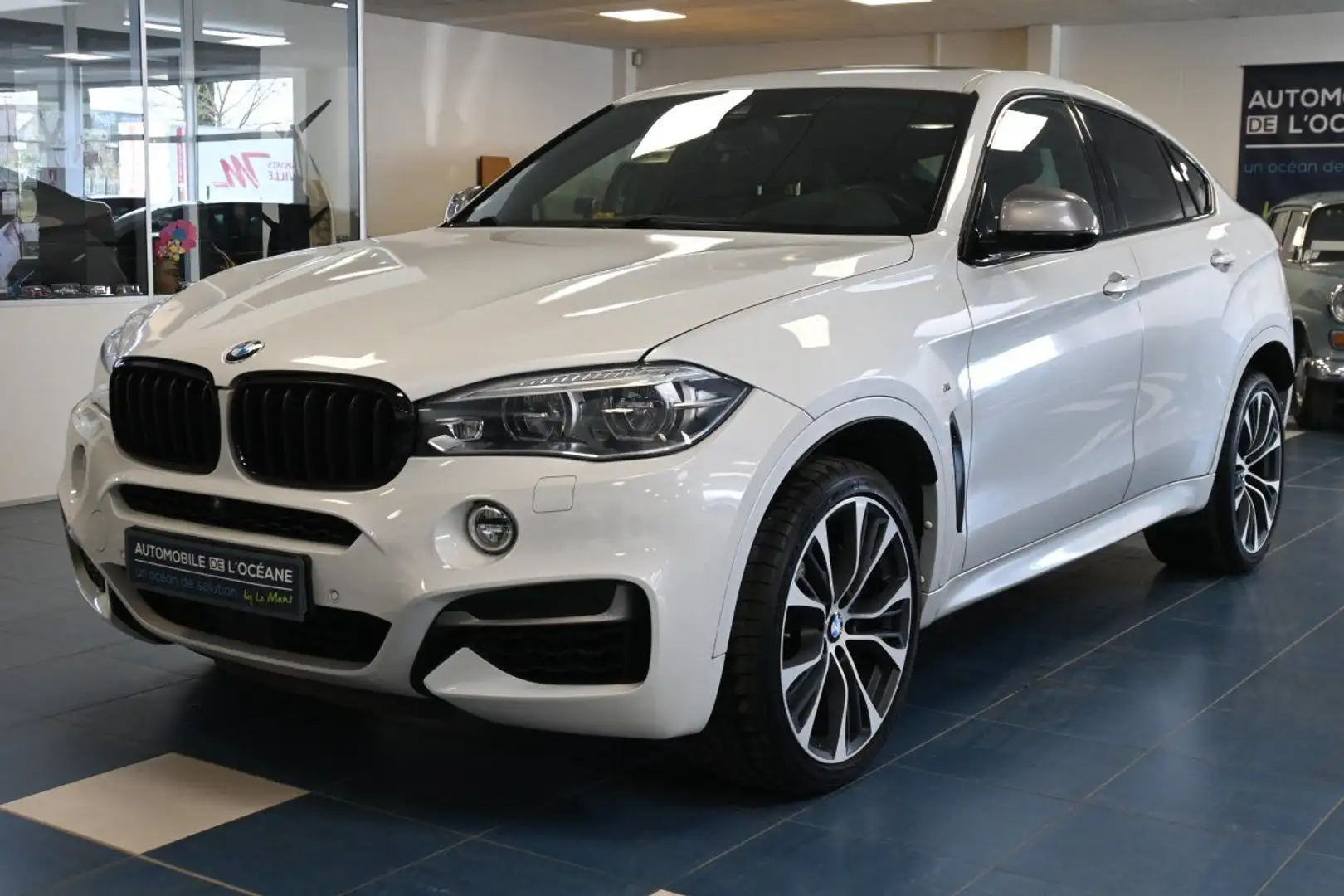 BMW X6 F16 M50d 381 ch A Blanc - 1