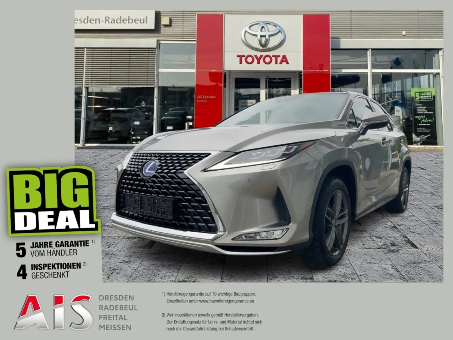 Lexus RX 450h Luxury Line AHK*Pano*HUD*4xSHZ*Navi Plateado - 1