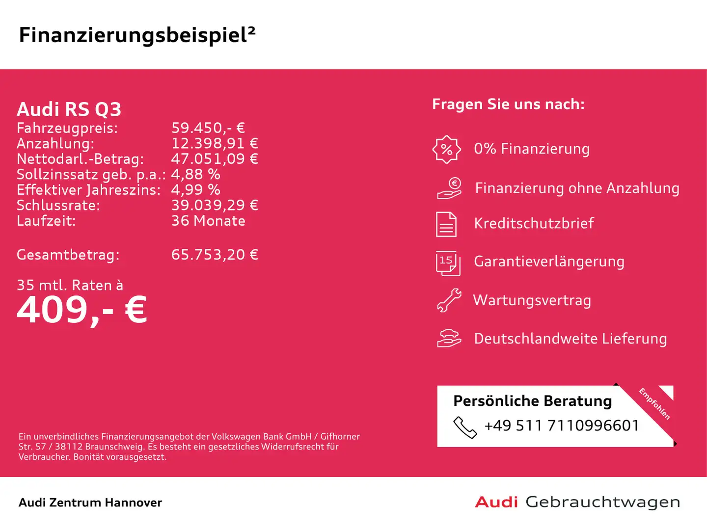 Audi RS Q3 2.5 TFSI Kamera SONOS LED Navi virtual Gris - 2