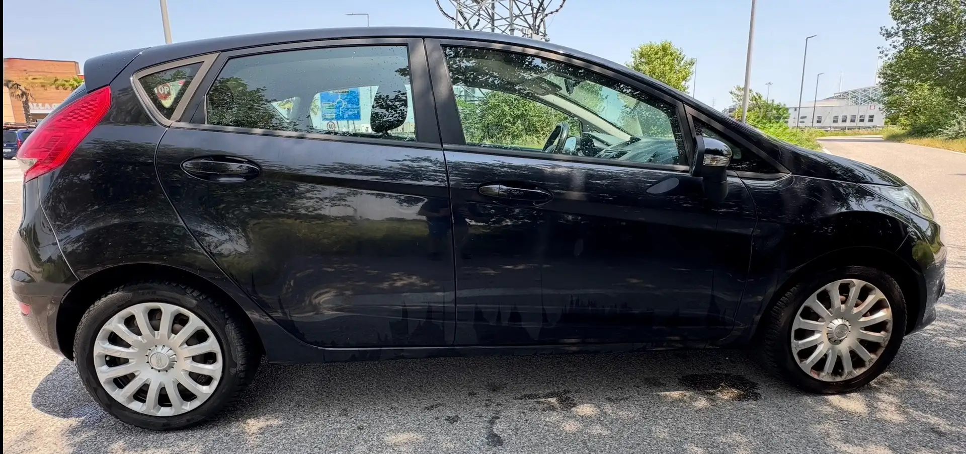 Ford Fiesta Fiesta VI 2008 5p 1.4 tdci + c/esp E5 Nero - 2