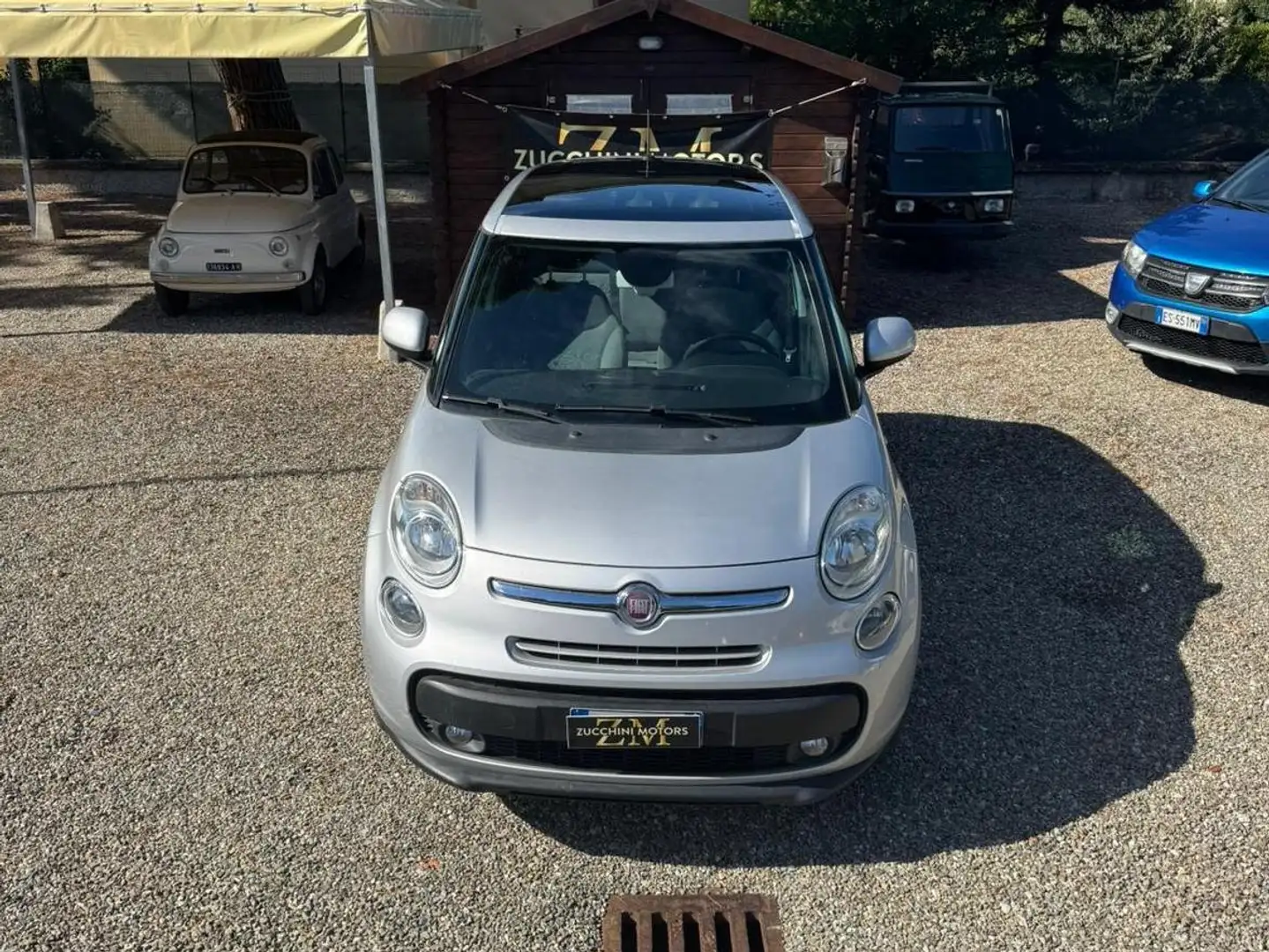Fiat 500L 500L 2012 0.9 t.air t. natural power Lounge 80cv Argent - 2