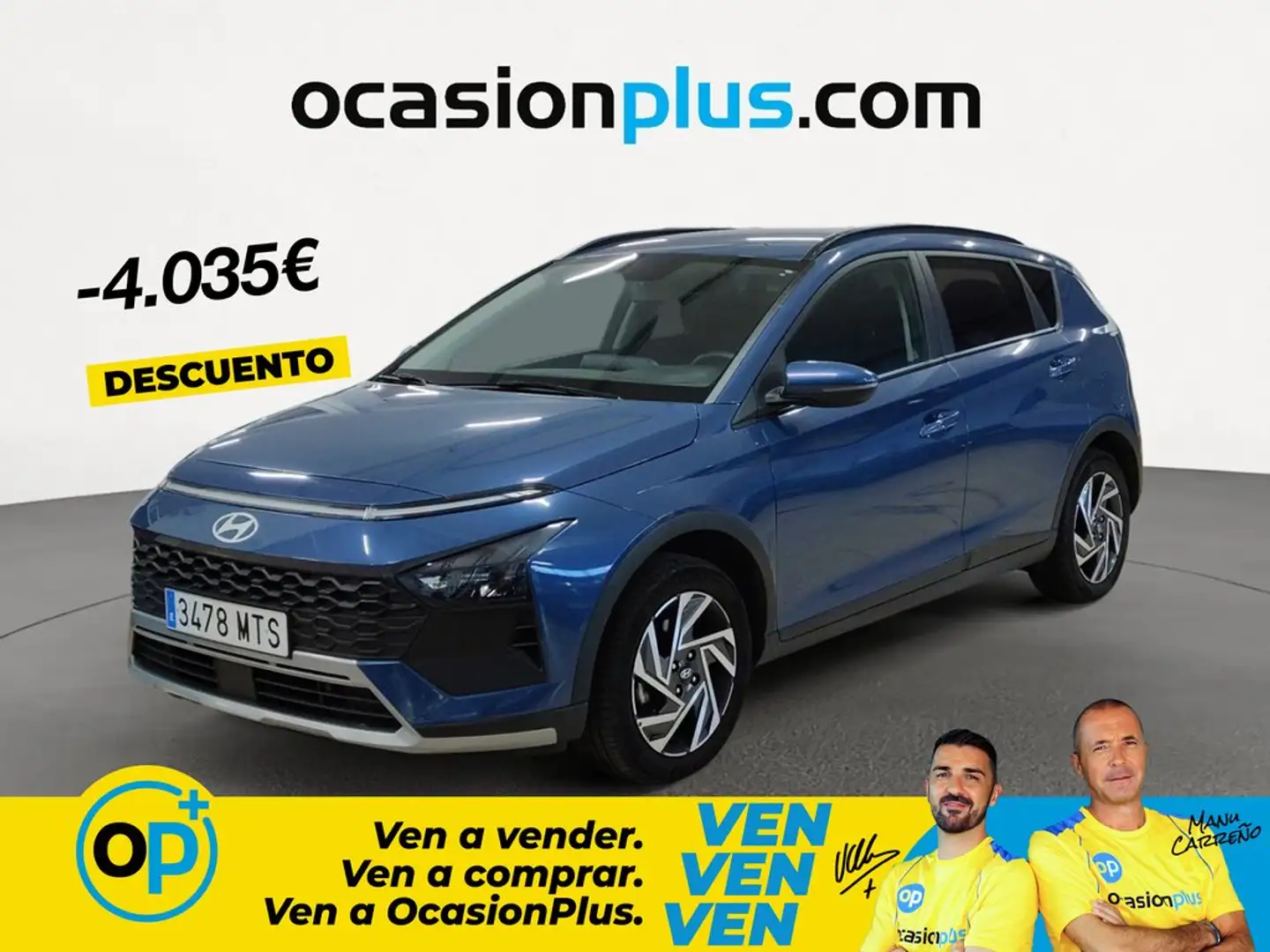 Hyundai BAYON 1.0 TGDI 48V Maxx DT Azul - 1