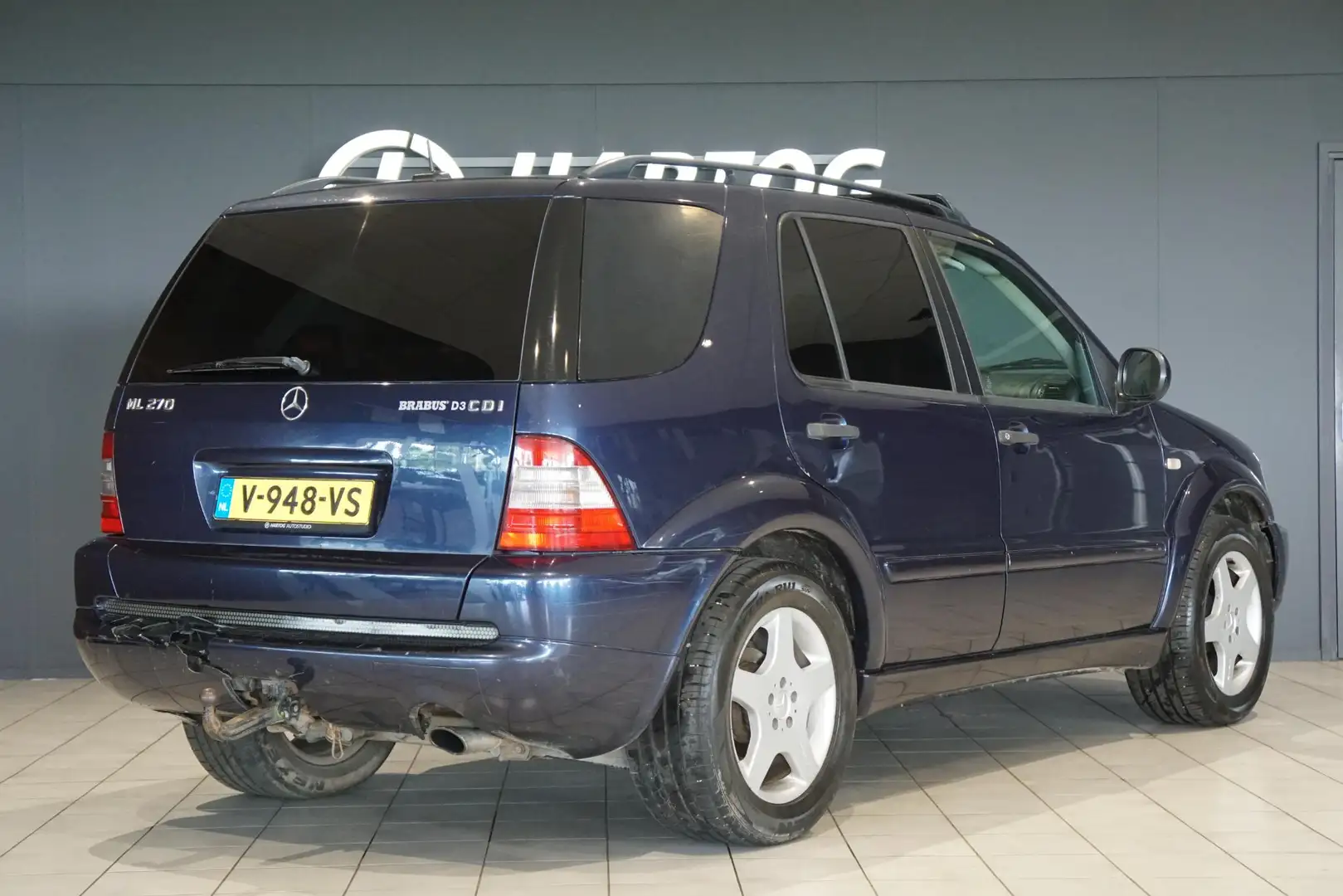 Mercedes-Benz ML 270 M-klasse CDI + TREKHAAK / MEMORY / AMG LMV Kék - 2