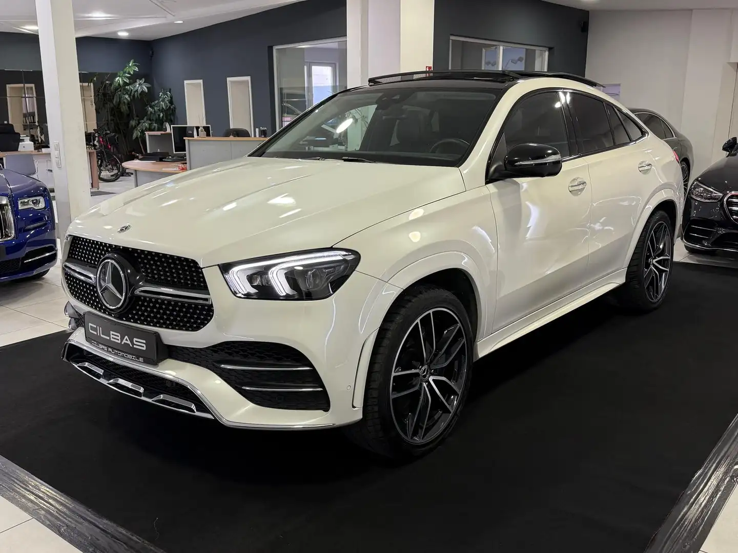 Mercedes-Benz GLE 400 d 4M Coupe AMG-Line *PANO*BURM*360*AHK* Weiß - 2