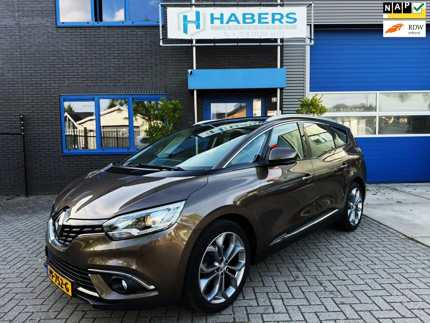 Renault Grand Scenic 1.2 TCe Zen 116PK|Origineel NL|Navi|20INCH|PDC|Iso Bruin - 1