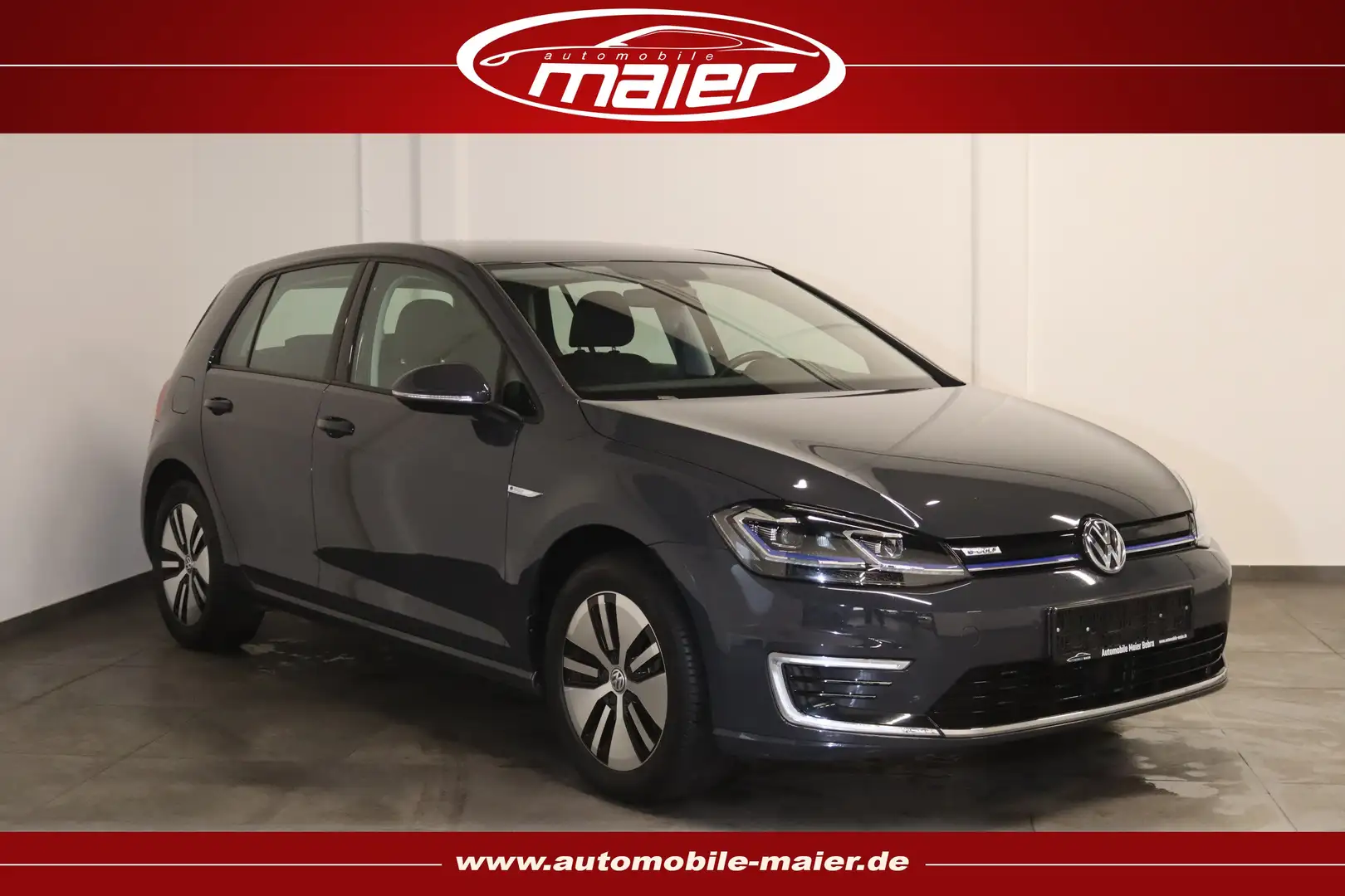 Volkswagen e-Golf Lim.-Navi-Klimaa.-ACC-LED-PDC-CCS-MFL- Grau - 1