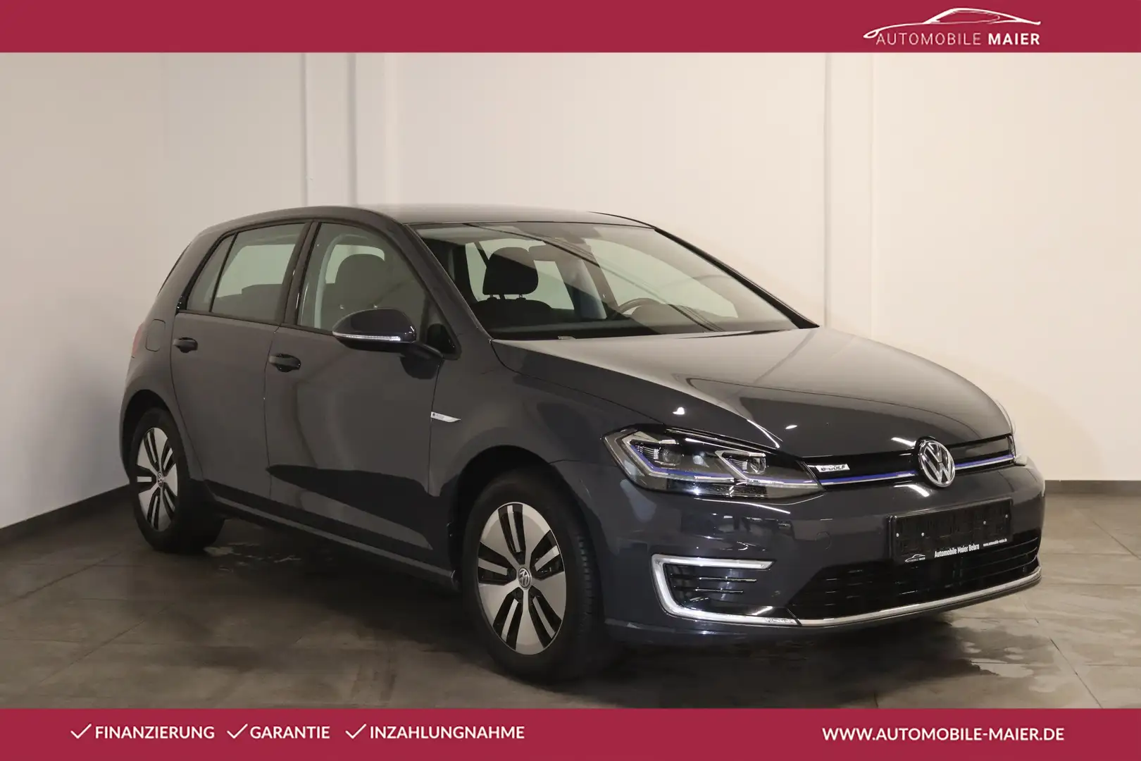 Volkswagen e-Golf Lim.-Navi-Klimaa.-ACC-LED-PDC-CCS-MFL- Gris - 1