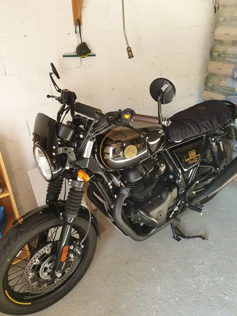 Royal Enfield Interceptor Negru - 1