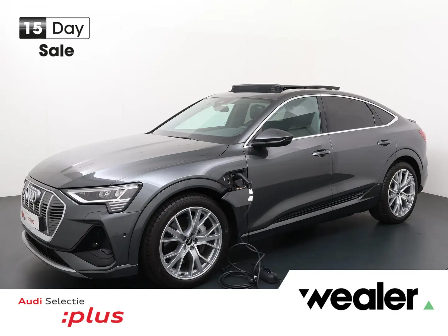 Audi e-tron Sportback S edition 55 quattro | 408 pk | Panorama Gris - 1