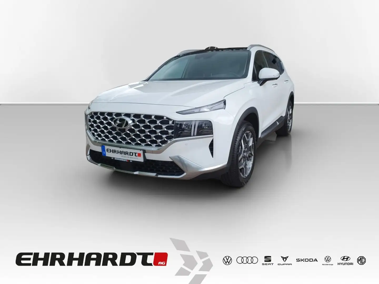 Hyundai SANTA FE HEV 1.6T-GDI 6AT PRIME MJ23 Panoramadach Leder*... Weiß - 1