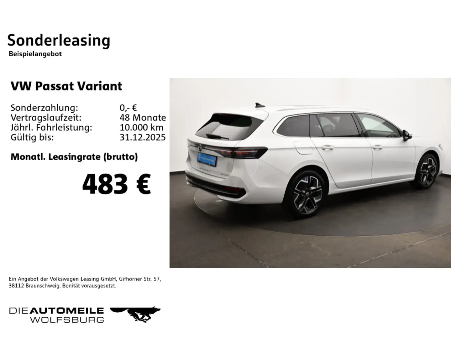 Volkswagen Passat Variant 1.5 eTSI Hybrid DSG Elegance neue Weiß - 2