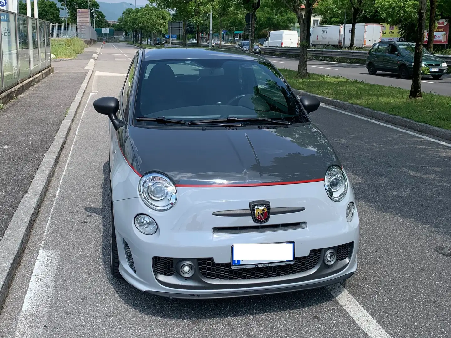 Abarth 595 Competizione 595 1.4 T-jet 180cv competizione Gri - 1